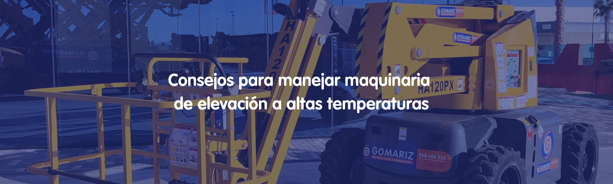 consejos para manejar maquinaria de elevación a altas temperaturas